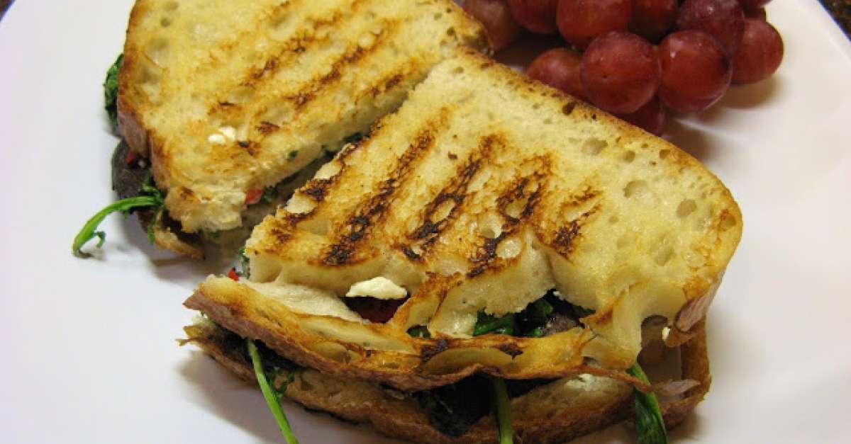 Mushroom And Greens Panini Wisconsin Public Radio